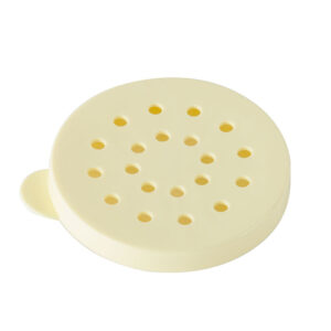 ESPOLVOREADOR DE POLICARBONATO CON TAPA AMARILLA PARA QUESO DE 10 OZ MOD. 166D TABLECRAFT