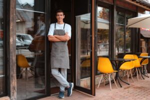 Poner una cafetería