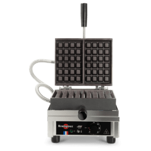 WAFFLERA TIPO BRUXELLES 4 X 6- EASY CLEAN 180 GRADOS - KRAMPOUZ®(M: WECABA)